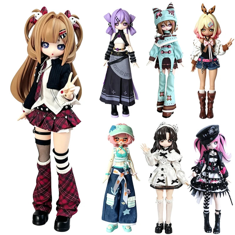 Revolving Radio Waves Special Blind Box Doll Toy - Movable Joint Figurative Gift