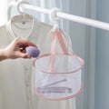 Makeup Brush and Powder Puff Storage Bag with Mesh Pocket for Air Drying