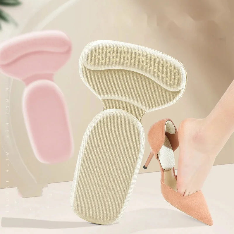 Heel Protectors Shoe Cushions Gel Heel Pads for High Heels & Shoes - Gray, Black, Brown, White