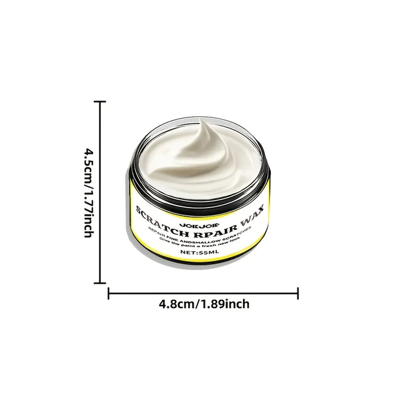 Car Scratch Repair Wax - Fast-Acting Paint & Plastic Restorer, No Buffing Needed