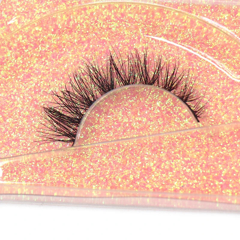 3D Mink False Eyelashes Fluffy Wispy Natural Reusable Strip Lashes