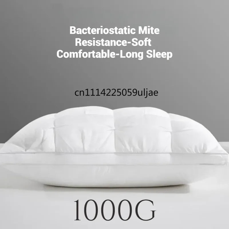 Hotel-Style Soft Support Pillow for Sleep - Adjustable, Washable, 48x74cm
