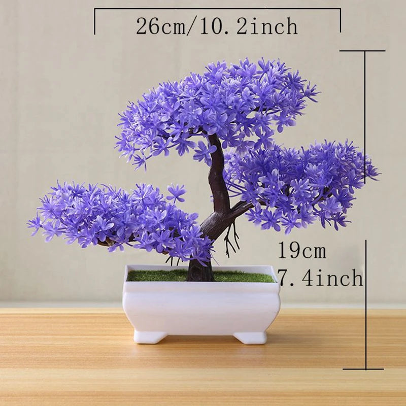 Artificial Bonsai Tree with Pot - Indoor & Outdoor Decoration Plants