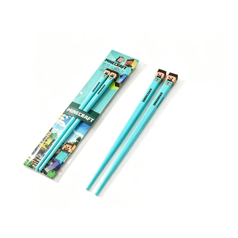 Kids Training Chopsticks Cartoon Reusable Learning Tableware Set