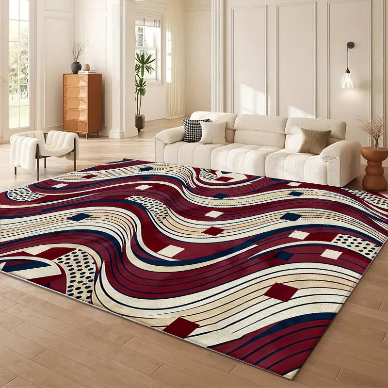 Luxury Crystal Carpet Rug for Living Room & Bedroom Non-Slip Floor Mat