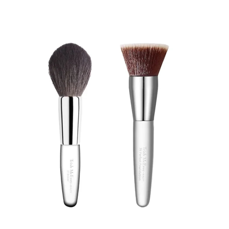 Makeup Brush Set for Face & Cheeks - Powder, Blush, Foundation Tools