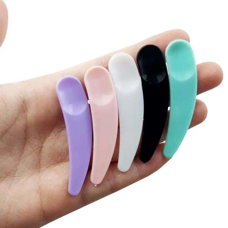 Mini Makeup Spatulas Set - Multi-Color Face Mask & Wax Application Tools