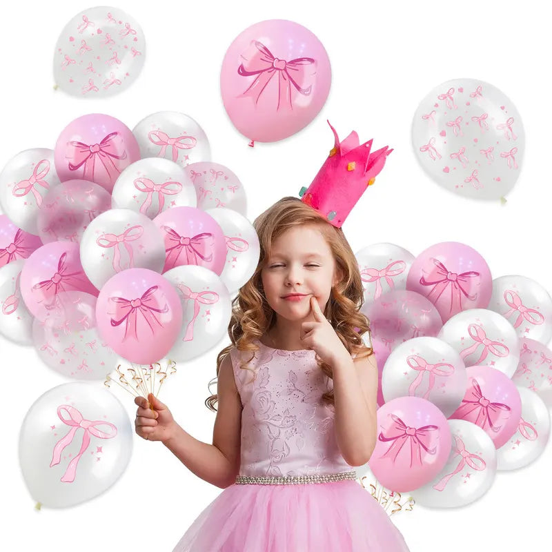 20 Pieces Pink Latex Balloon Decorations for Kids Birthday Baby Shower Wedding