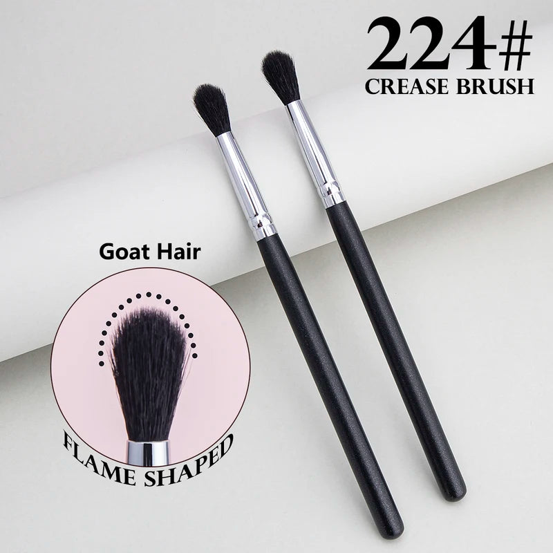 Eye Shadow Crease Brush Flame Shape Goat Hair Makeup Tool for Blending