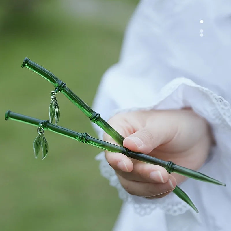 2pcs Retro Bamboo Disc Hairpins for Women’s Daily Hair Accessories