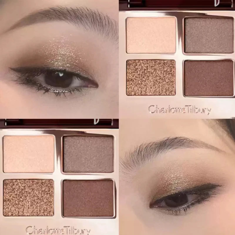 Multi-Color Eye Shadow Palette with Lipstick and Lip Gloss Set for Summer Makeup