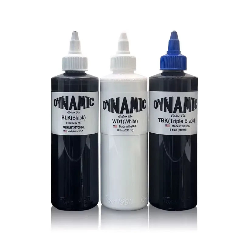 8oz 240ml Professional Black Tattoo Ink Triple Black Pigment for Skin & Body Art