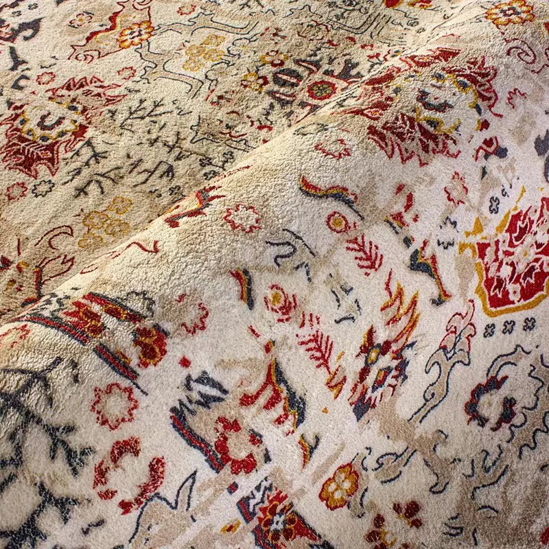 Moroccan Style Plush Rug - Home Decor Lounge Carpet for Living Room & Bedroom