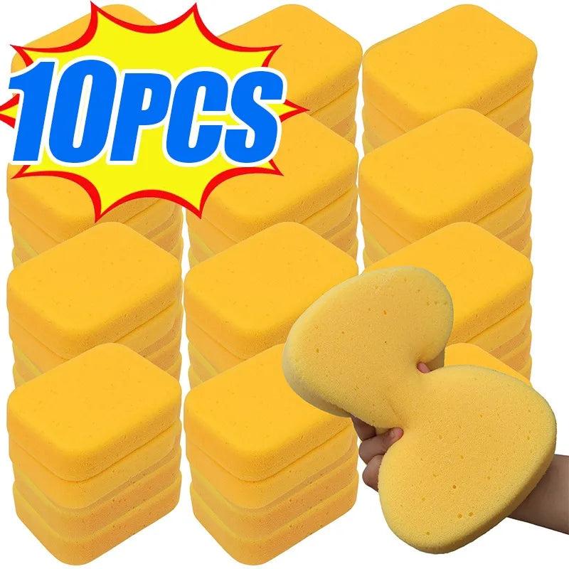 Car Wash Sponge Large Dense Foam Wax Applicator Pad Scratch-Free Cleaning Tool