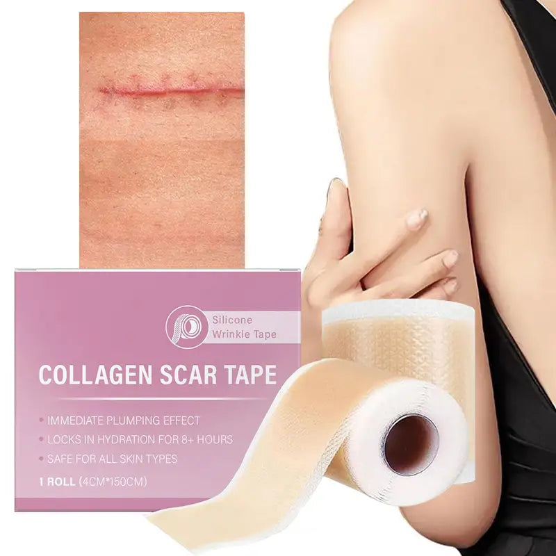 Self-Adhesive Scar Tape Waterproof Silicone Skin Cover Roll for Scar Recovery