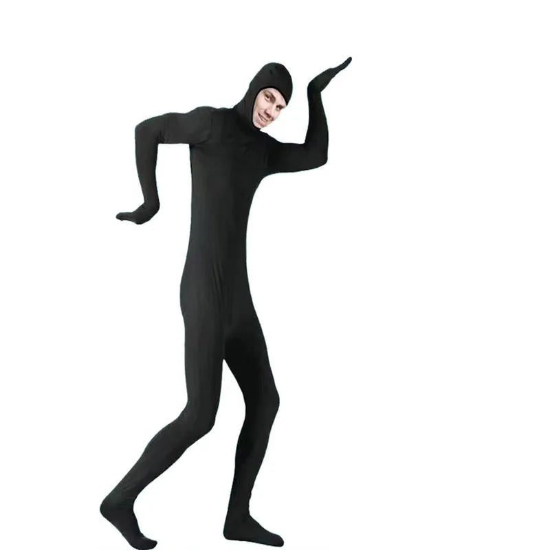 Full Body Zentai Suit Costume for Men and Women Halloween Cosplay Spandex Bodysuit