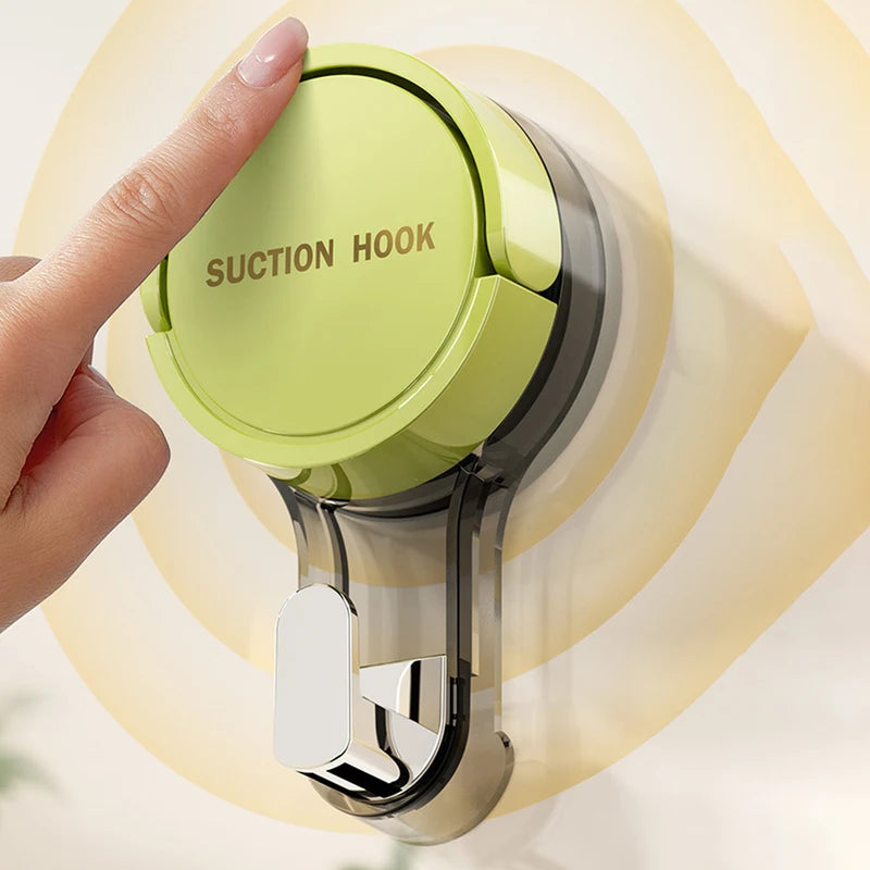Strong Vacuum Suction Hooks No-Drill Adhesive for Bathroom Kitchen Door