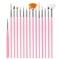 Nail Art Brush Set with Dotting and Detailing Tools for Professional and Home Use
