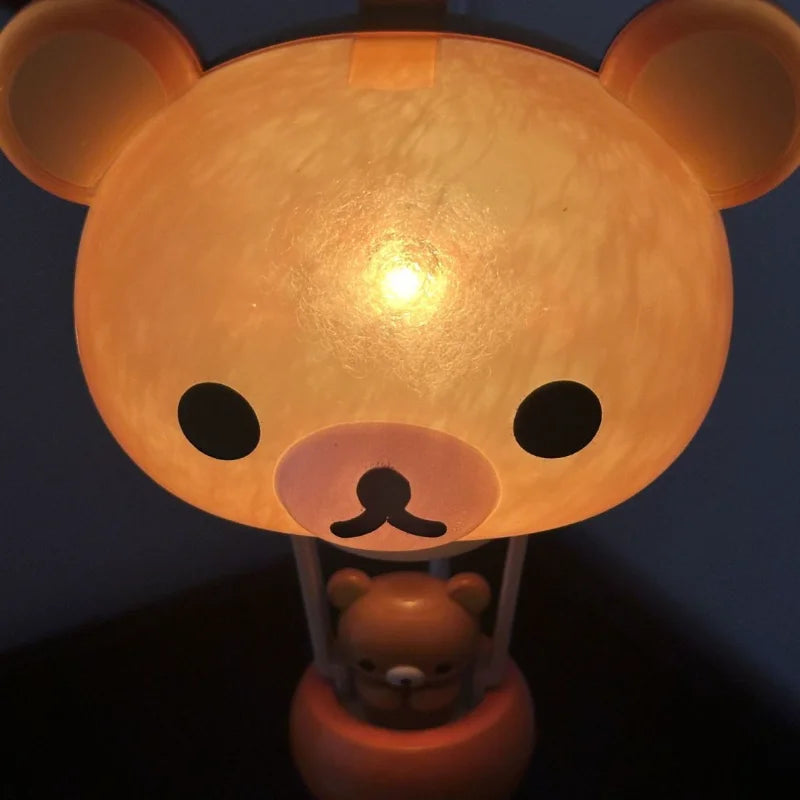 Cute Rilakkuma Night Light for Bedroom Desk - Decorative Table Lamp, Eye Protection Gift