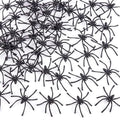 Mini Fake Plastic Spiders for Halloween DIY Party Decorations - Black