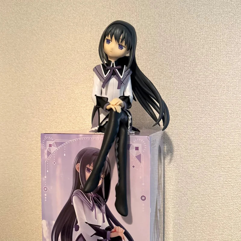 Anime Character Figurines Set - Madoka Kaname, Sayaka, Homura, Mami, Kyouko - PVC Collectible Figures, Multiple Colors