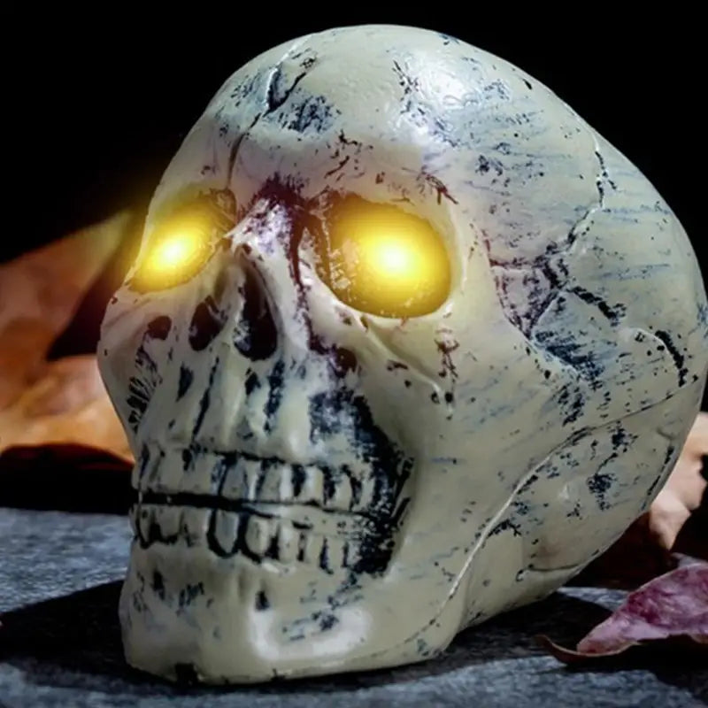 LED Glowing Eyes for Halloween Tombstones and Props - Indoor Outdoor Spooky Decoration Set