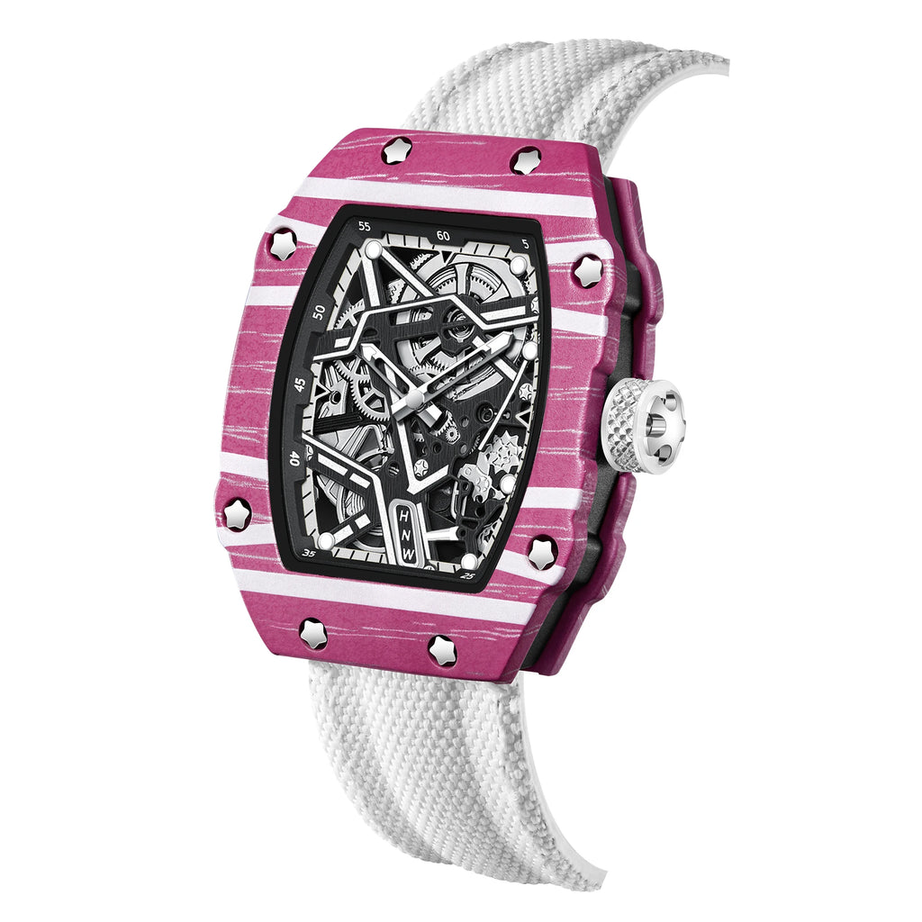 Unisex Ultra-Thin Quartz Watch with Luminous Display and Nylon Strap – Trendy Fashion Accessory for Men and Women