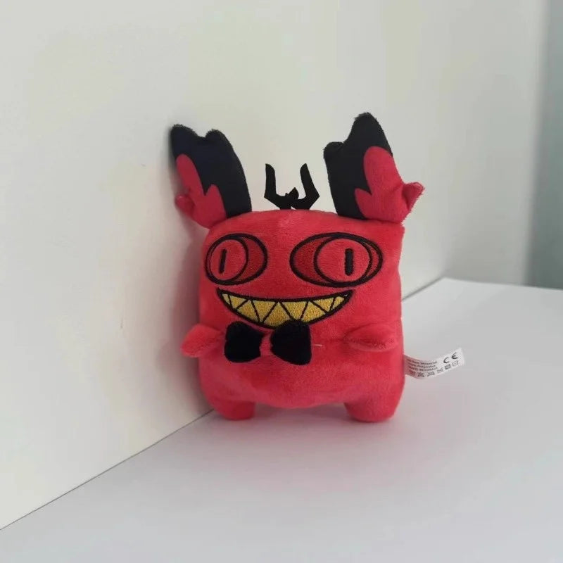 45cm Hazbin Hotel Cat Alastor Plush Doll Cartoon Soft Pillow for Decor & Gifts