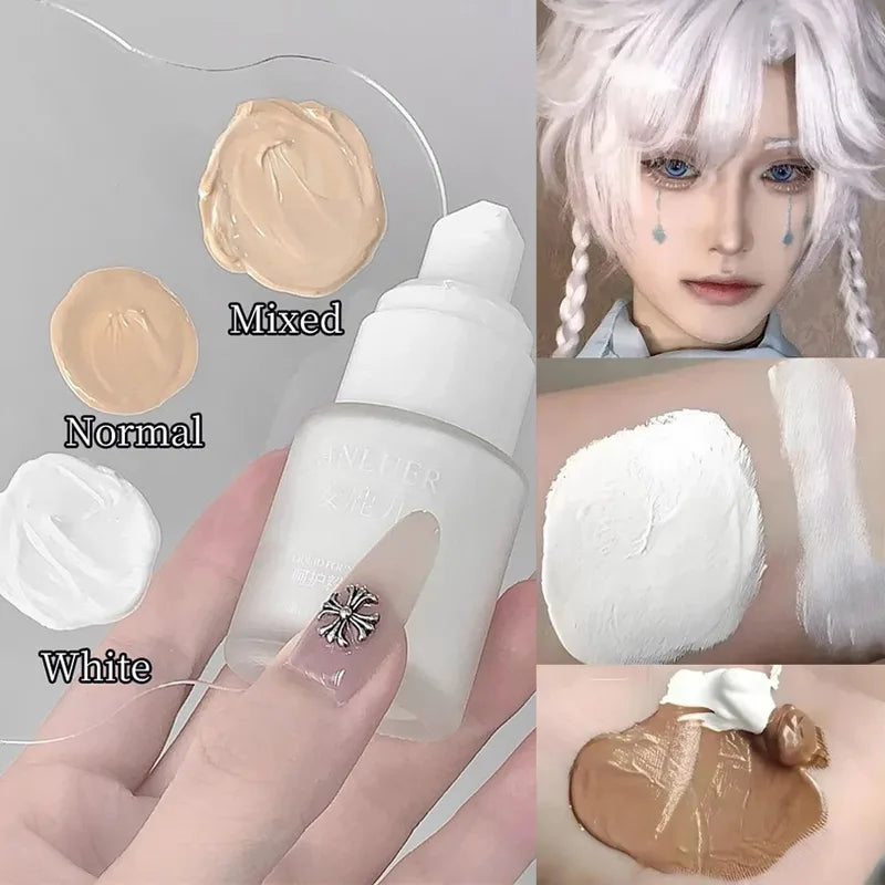Full Coverage Waterproof Matte Liquid Foundation - Long Wear Makeup Base 30ml