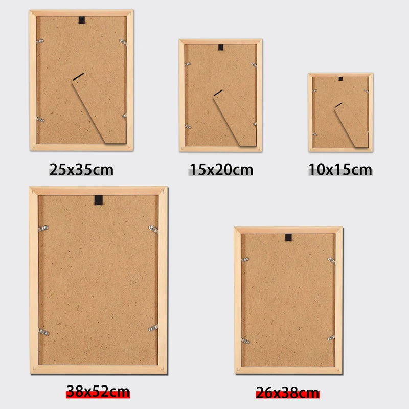 Custom Wooden Jigsaw Puzzles with Graduation Photo Frames - Personalized Gift Set