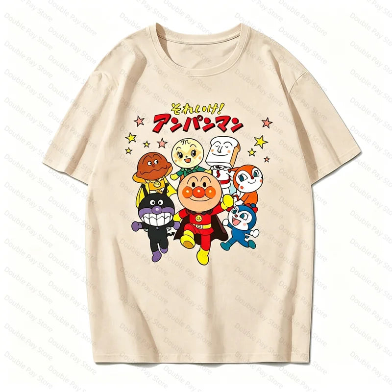 Unisex Short Sleeve Graphic T-Shirt Summer Tops Casual Streetwear