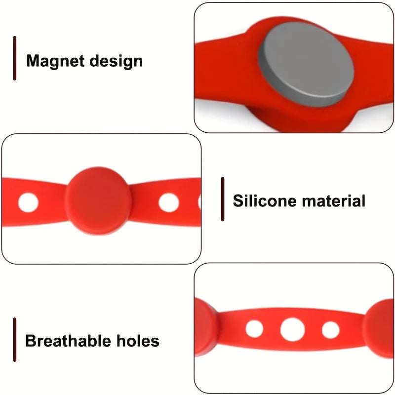 Magnetic Silicone Buckles for Air Fryer - Non-Stick Parch Clips & Fasteners, 6 Pieces or 2 Sets