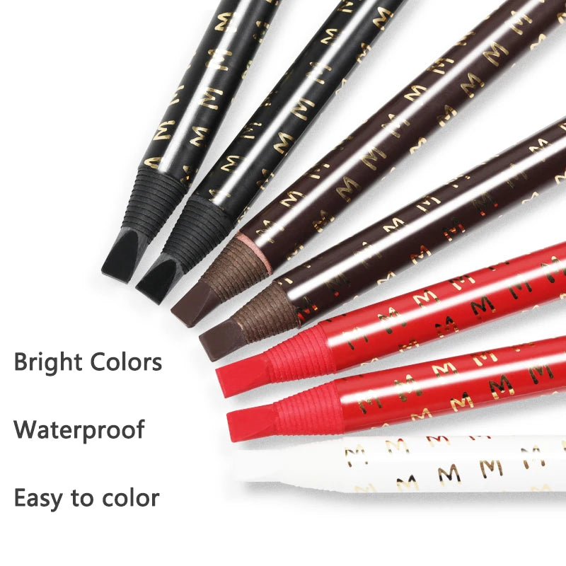 Waterproof Microblading Eyebrow Pen - Long-Lasting Eye & Lip Makeup Supplies