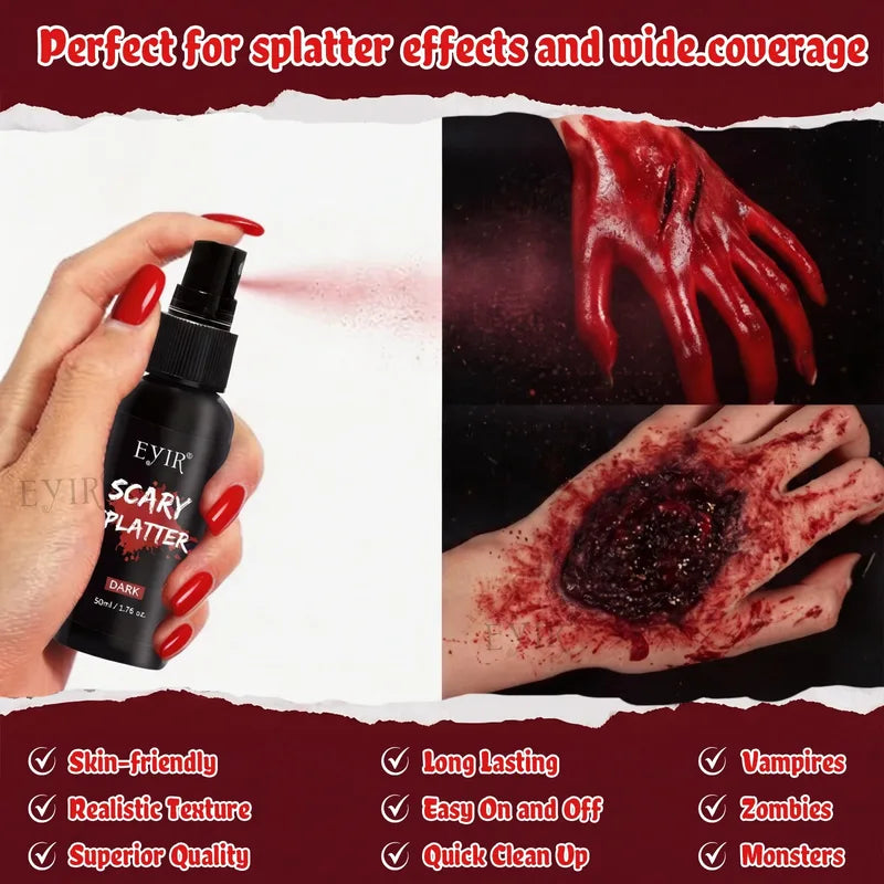 Fake Blood Gel SFX Makeup for Horror Costume & Themed Effects 50ml