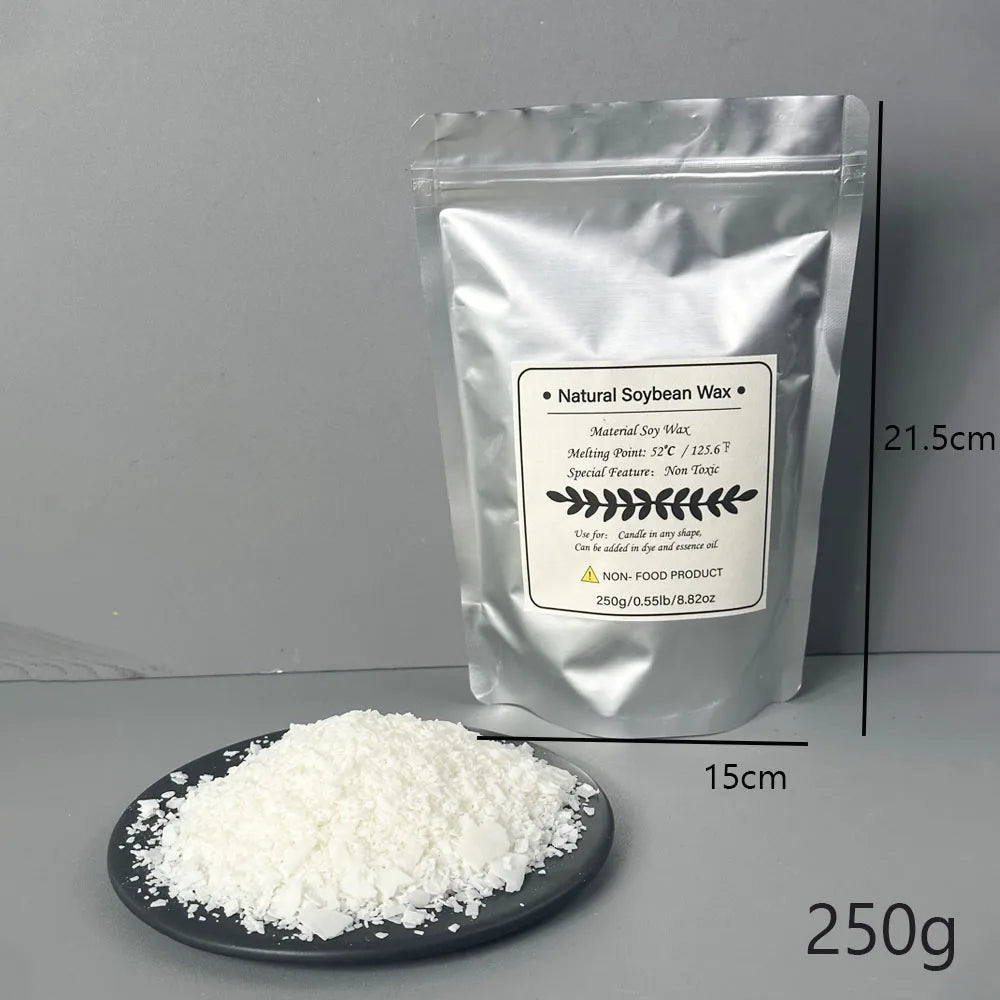 1kg Natural Soy Paraffin Wax for Candle Making - DIY Aromatherapy Craft Material