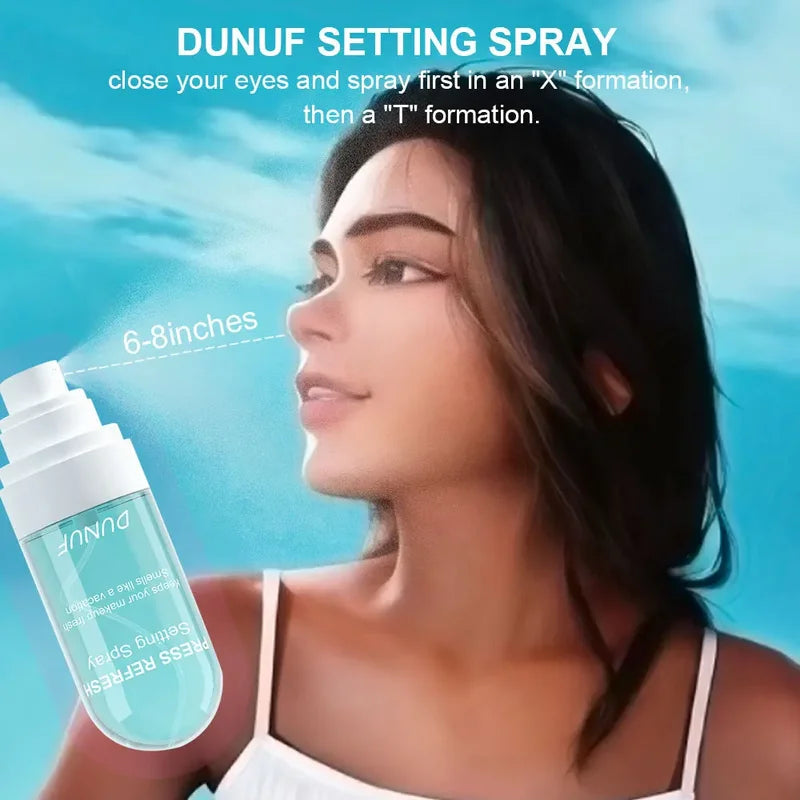 Moisturizing Makeup Setting Spray - Long-Lasting, Oil-Free Facial Fixer