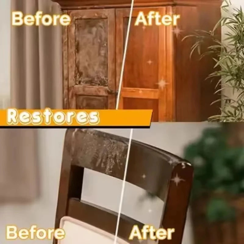 Wooden Furniture Beeswax Polish & Care Set - Natural Organic Wax for Repairs & Maintenance