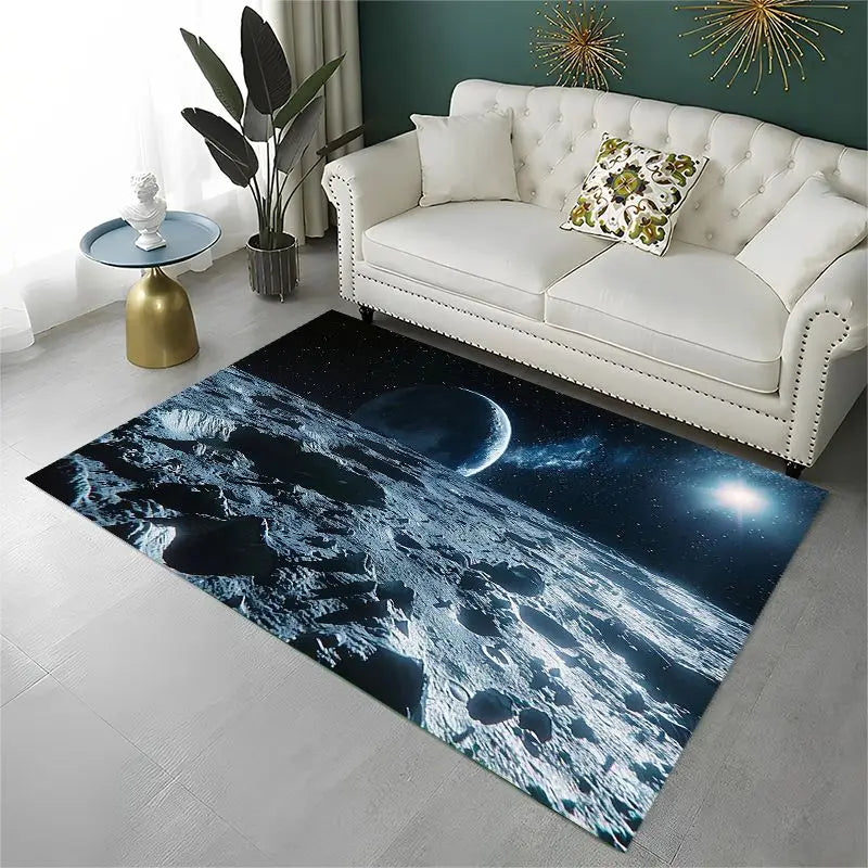 Rainbow Chakra Yoga Meditation Rug Non-Slip Large Floor Carpet for Home & Studio