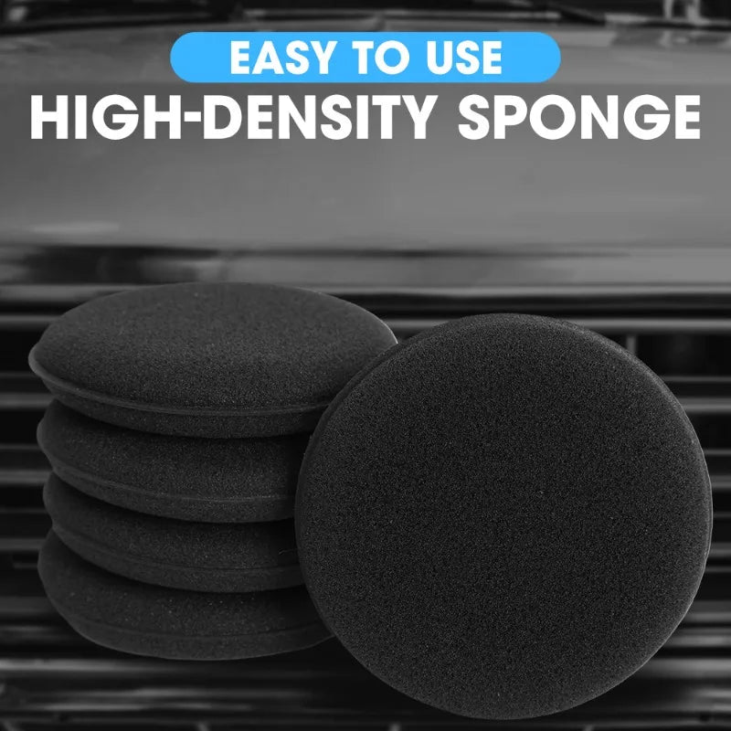 Car Waxing Polish Foam Sponge - High Density Applicator for Auto Detail & Cleaning