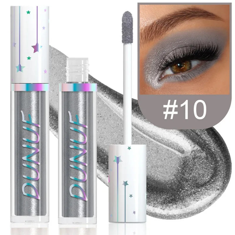 24-Color Liquid Eyeshadow Stick Metallic Glitter Waterproof Stage Makeup