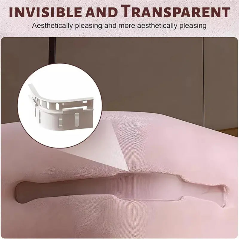 Bed Sheet Holder 4-Pack Elastic Straps for Mattress Fit & Wrinkle-Free Sleep