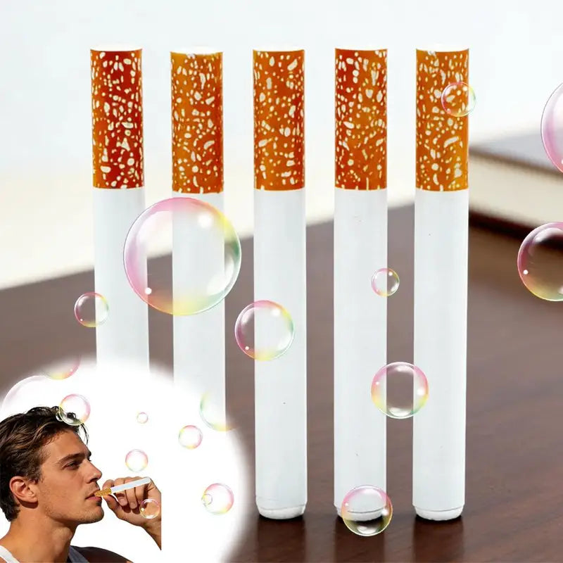 Bubble Cigarette Toy with Bubble Machine & Case - Portable Fun for Parties