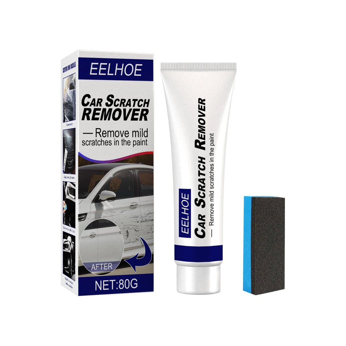 Car Scratch Remover Paint Care Kit - Auto Swirl & Scratch Repair Polishing Tools