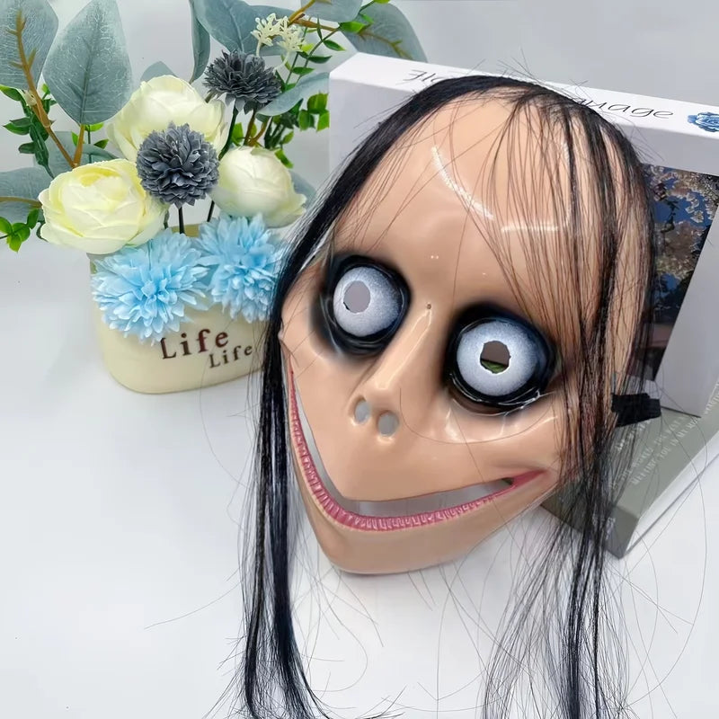 Funny Clown Halloween Mask for Costumes and Pranks - Spooky Party Accessory