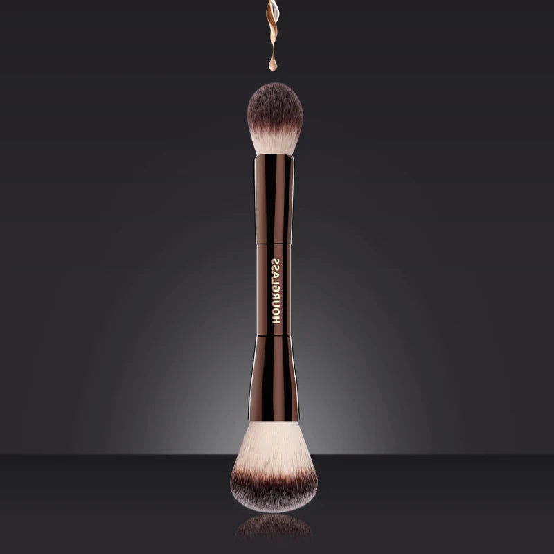 Makeup Brush No.17 Lighting Edit Double-Head Face Brush Soft Fiber Highlight Tool