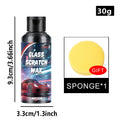 Glass Scratch Repair Wax - Residue-Free Car Window Scratch Remover & Protective Coating