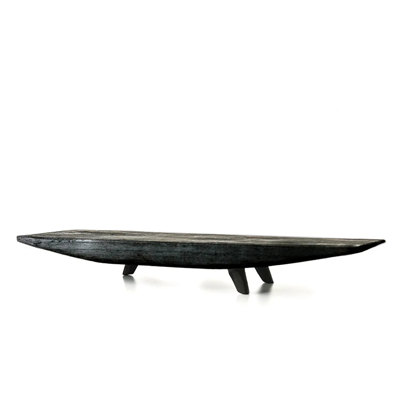 Living Room Black High-End Solid Wood Candle Holder Pendulum Decor