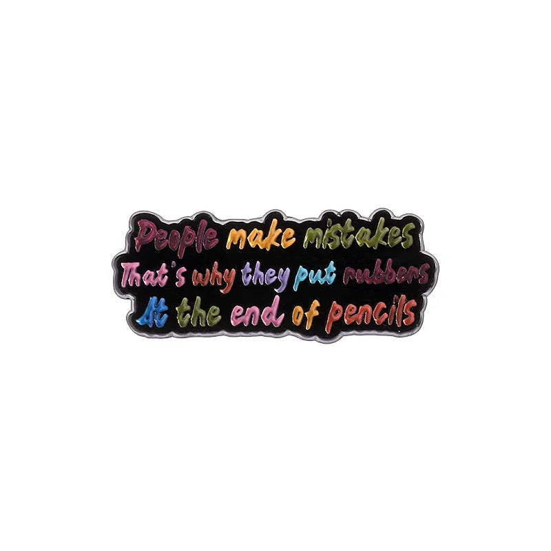 Funny Drama Quote Enamel Lapel Pins - Custom Stage Humor Brooch Gift for Friends