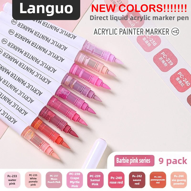 Liquid Acrylic Paint Pens Set for Rock, Ceramic, Stone & DIY Art