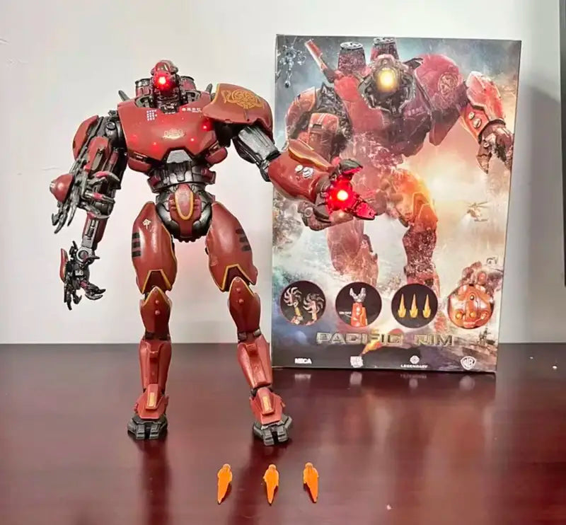 Light 20CM Emit NECA Action Figure Pacific Crimson Typhoon Model Toy Collection Gift